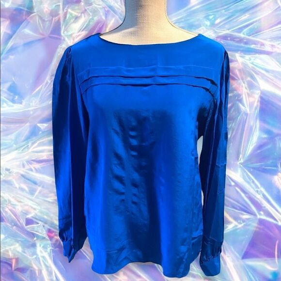 EUC Vintage Johnathan Martin 100% Silk Blouse - Picture 1 of 4